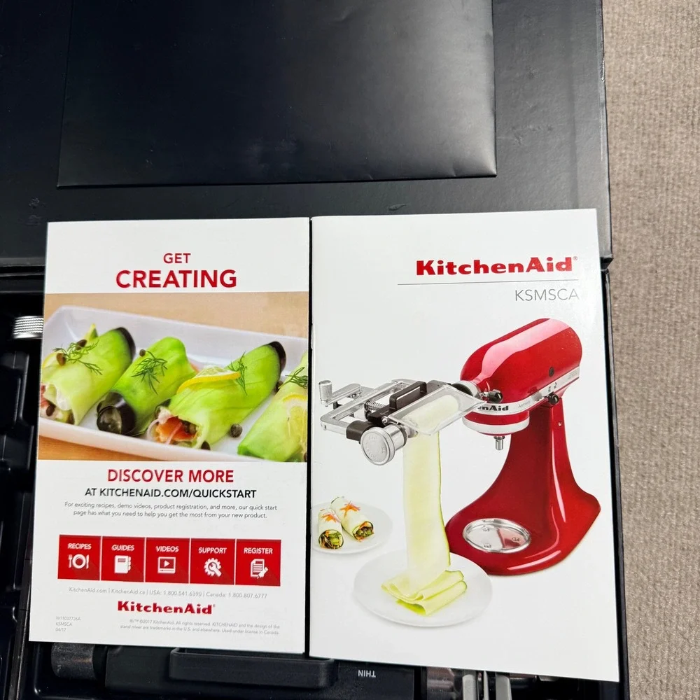 KitchenAid KSMSCA Vegetable Sheet Cutter Stand Mixer Attachment in Box